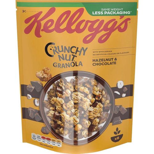 Kellogg's Crunchy Nut Granola зърнена закуска гранола с шоколад и ядки (380 г)