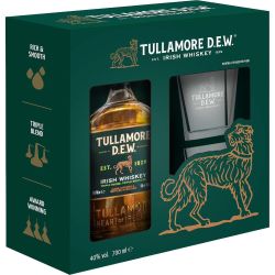 Tullamore Dew ирландско уиски с 2 чаши (700 мл)