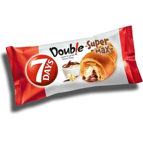 7 Days Double Super Max кроасан с какао и ванилия (110 г)