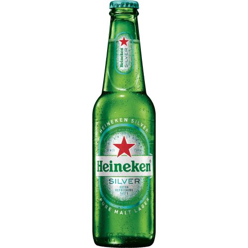 Heineken Silver бира в стъклена бутилка (330 мл)