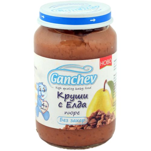 Ганчев пюре от круши с елда, 4+ месеца (190 г)