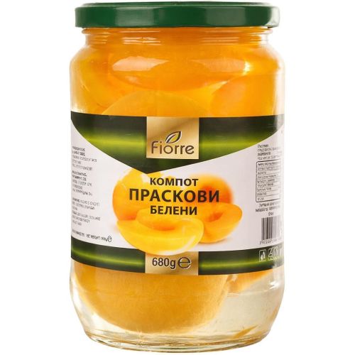 Fiorre компот белени праскови (680 г)