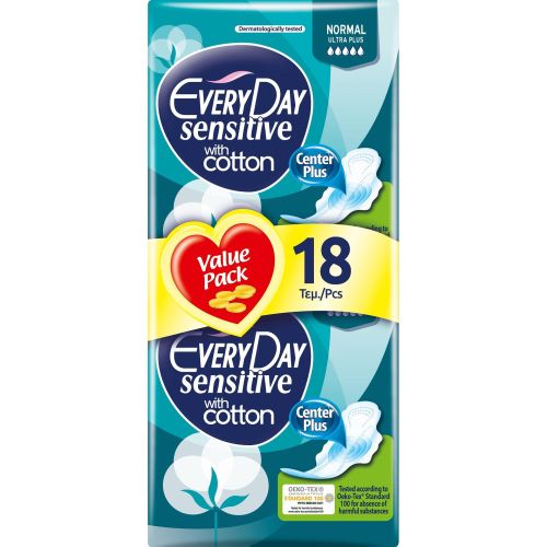 Everyday Sensitive Normal дамски превръзки (18 бр.)