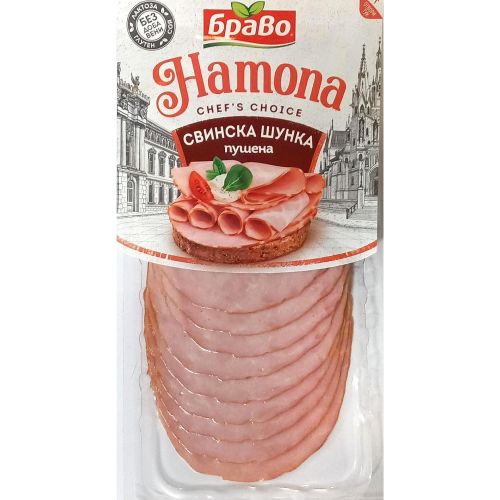 Браво Hamona свинска пушена шунка (160 г)