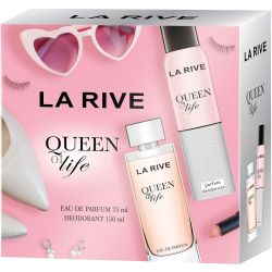La Rive Queen of Life комплект парфюмна вода 75 мл, дезодорант спрей 150 мл (1 бр.)