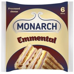 Monarch топено сирене ементал, слайс (120 г)