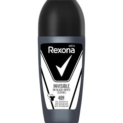 Rexona Men рол он Invisible Black & White (50 мл)