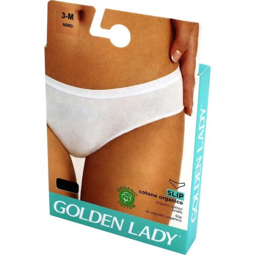 Golden Lady дамски бикини класик от органичен памук, размер М, бели (1 бр.)