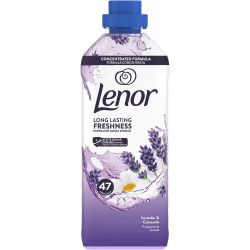Lenor Lavender & Chamomile омекотител, 47 пранета (987 мл)
