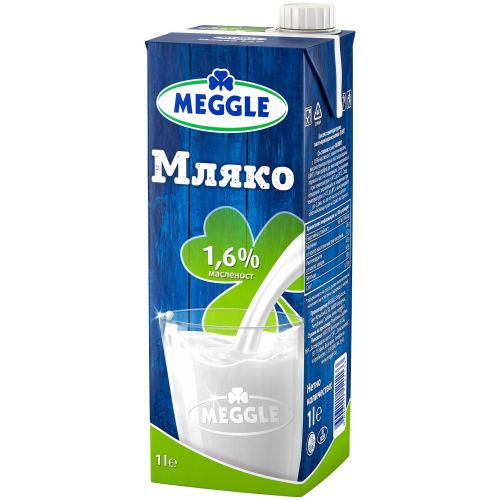 Meggle краве мляко 1.6% UHT (1 л)