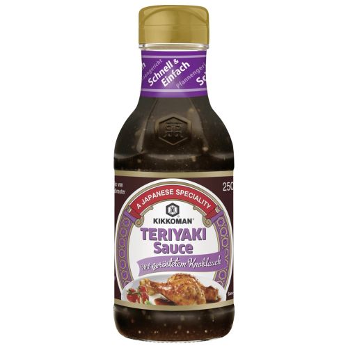 Kikkoman соев сос терияки сос с чесън (250 мл)