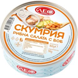 Лео Консерв скумрия рибна салата (160 г)