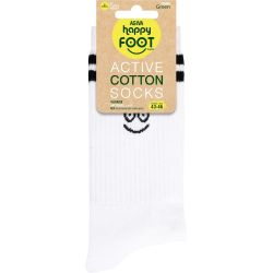 Happy Foottopia Active чорапи, с хавлиено стъпало, памук, бял, размер 43-46 (1 бр.)