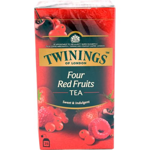 Twinings четири червени плода плодов чай, 25 бр. х 2 г, 50 г (25 бр.)