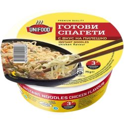 Unifood нудли в купа с вкус на пилешко (75 г)