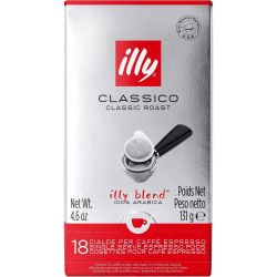 Illy Classico кафе на дози, 18 бр. (131 г)