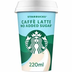 Starbucks Caffe Latte без добавена захар (220 мл)