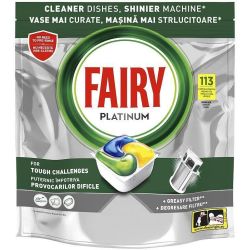 Fairy Platinum таблетки за съдомиялна лимон (113 бр.)