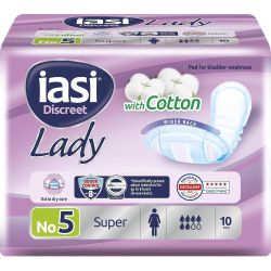 IASI Lady Super подложки за лека инконтиненция, No 5 (10 бр.)