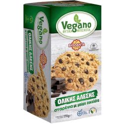Violanta Vegano веган пълнозърнести овесени бисквити с парченца шоколад (170 г)