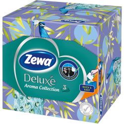 Zewa Deluxe Aroma Collection кърпи за лице трипластови, три визии (60 бр.)