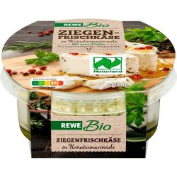REWE био прясно козе сирене с пипер (100 г)