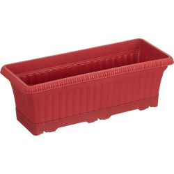 Сандъче за балкон 43 х 17 х 14.5 см, 5.7 л, червено (1 бр.)