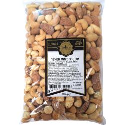 Exotica Fruits & Nuts печени ядки микс 3 в 1, кашу, лешник, бадем (500 г)