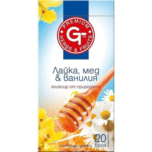 GT Premium чай лайка, мед и ванилия, 20 бр. (25 г)