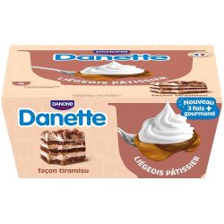 Danone Danette тирамису, 4 бр. х 90 г (360 г)