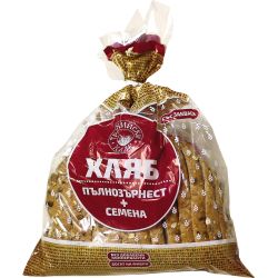 Тракийски хляб пълнозърнест хляб плюс семена (470 г)