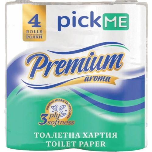Pick Me Premium трипластова тоалетна хартия (4 бр.)