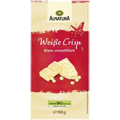 Alnatura био бял хрупкав шоколад (100 г)