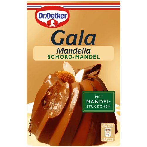 Dr. Oetker пудинг на прах с шоколад и бадеми (110 г)