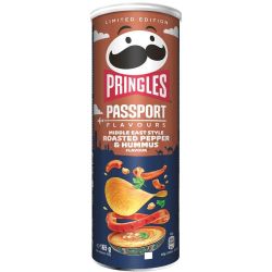 Pringles Passport чипс с печени чушки и хумус (165 г)