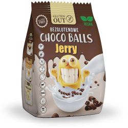Jerry безглутенова зърнена закуска какаови топчета (375 г)