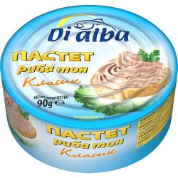 Di Alba пастет риба тон класик (90 г)