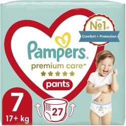 Pampers Premium гащички, размер 7 (27 бр.)