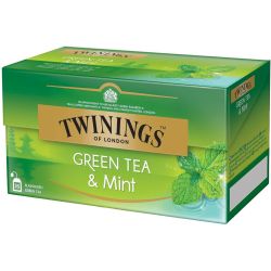 Twinings зелен чай с мента, 25 бр. х 1.5 г (37.5 г)