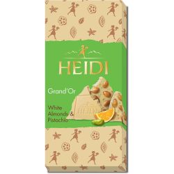Heidi Grand'Or бял шоколад с бадеми, шамфъстък и портокал (100 г)