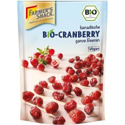 Farmer's Snack био сушени цели червени боровинки (100 г)
