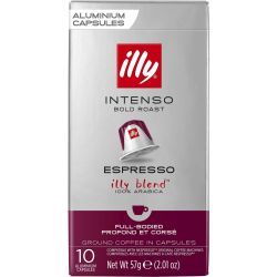 Illy Intenso Bold кафе на дози, съвместими с Nespresso, 57 г (10 бр.)