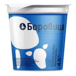 Боровица фермерско краве кисело мляко 4.5% (400 г)