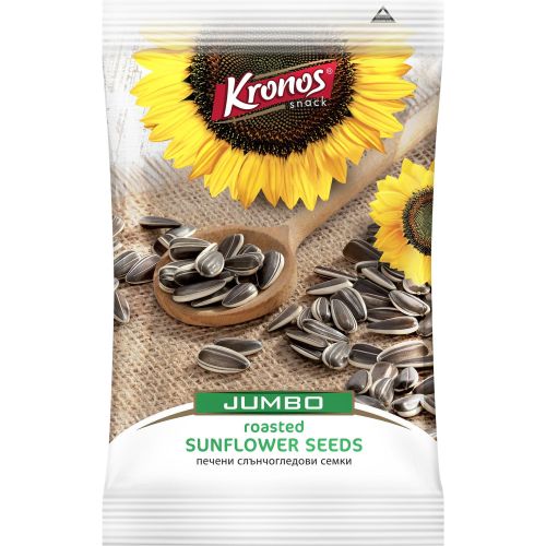 Kronos пъстър печен слънчогледови семки Jumbo (130 г)