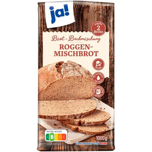 JA! смес за хляб с брашно от ръж (1 кг)