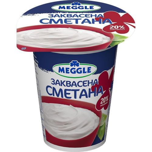 Meggle заквасена сметана 20% (400 г)