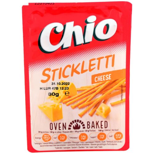 Chio Stickletti солети със сирене (85 г)