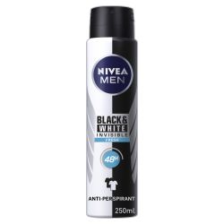 Nivea Men дезодорант Invisible on Black & White Fresh, XL (250 мл)