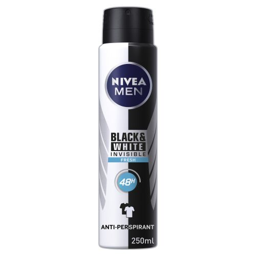 Nivea Men дезодорант Invisible on Black & White Fresh, XL (250 мл)