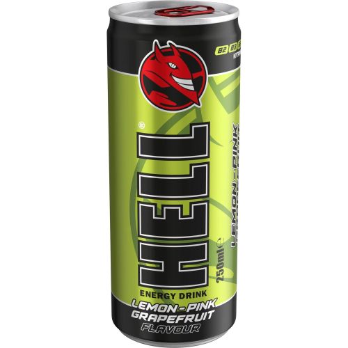 Hell лимон и розов грейпфрут енергийна напитка (250 мл)